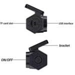 Dash cam HD Car DVR 2K Driving Recorder Recording Camera TFT Screen Front and Rear Dashboard Video Recorder Black Box (DVR-01) - Image 14