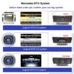 10.25"/12.3" Android Car Stereo with CarPlay for 2007-2010 Mercedes C-Class W204/S204 (BC-109) - Image 8