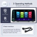 Original Style 9″ Android Car Stereo with CarPlay for Honda CR-V CRV 2017–2022 【BT-103】 - Image 5