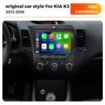 8″ OEM Style Android Car Stereo Upgrade for Kia Forte 2013–2018 【QY-103】 - Image 3