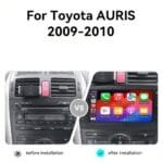 8" Android Stereo for Toyota Auris 2009-2010 Wireless CarPlay Radio 【FT-1041】 - Image 3